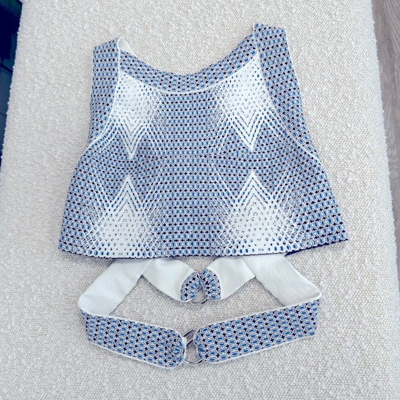 Alaïa Printed Crop Top - Picture 3 of 12